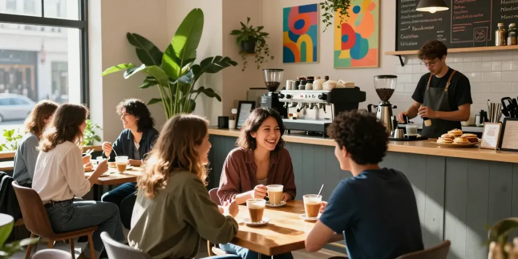 Experience the vibrancy of a café social life with rokok88 link connections.